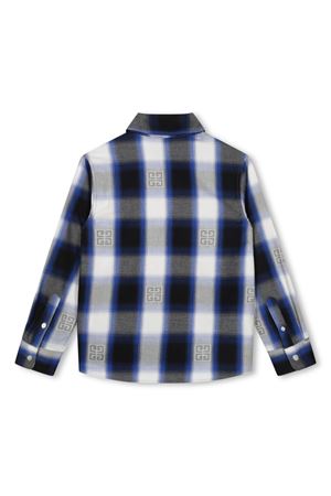 camicia in cotone nero GIVENCHY KIDS | H30318M48